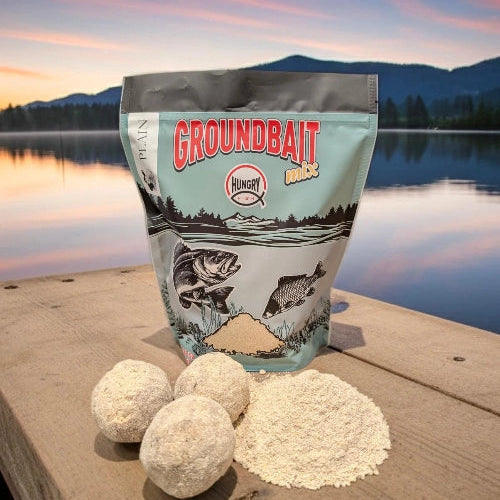 HungryFish GroundBait Mix - ( Plain ) 2 lb