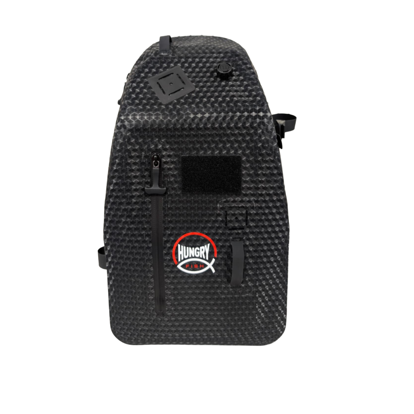 HungryFish Traveler Pro 13L Waterproof Fishing Sling Bag with Rod Holder & Net Holder, Lightweight Multi Purpose Outdoor Pack (Copy) (Copy)