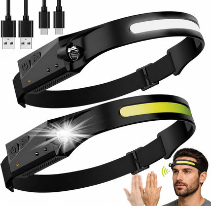 HungryFish Rechargeable LED Headlamp