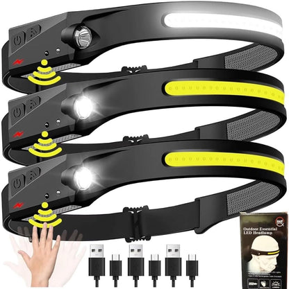 HungryFish Rechargeable LED Headlamp