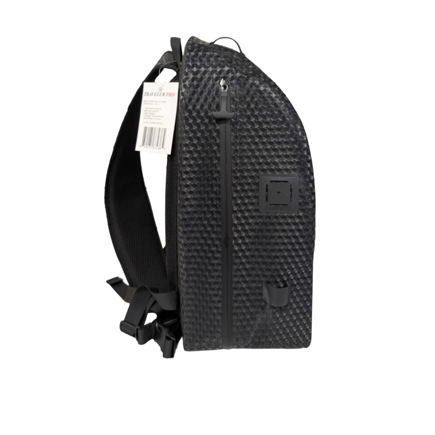 HungryFish Traveler Pro 13L Waterproof Fishing Sling Bag with Rod Holder & Net Holder, Lightweight Multi Purpose Outdoor Pack (Copy) (Copy)