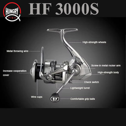 Hungry Fish Traveler Pro Spinning Fishing Reel