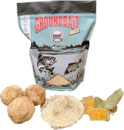 HungryFish GroundBait Mix - ( Spices ) 2 lb