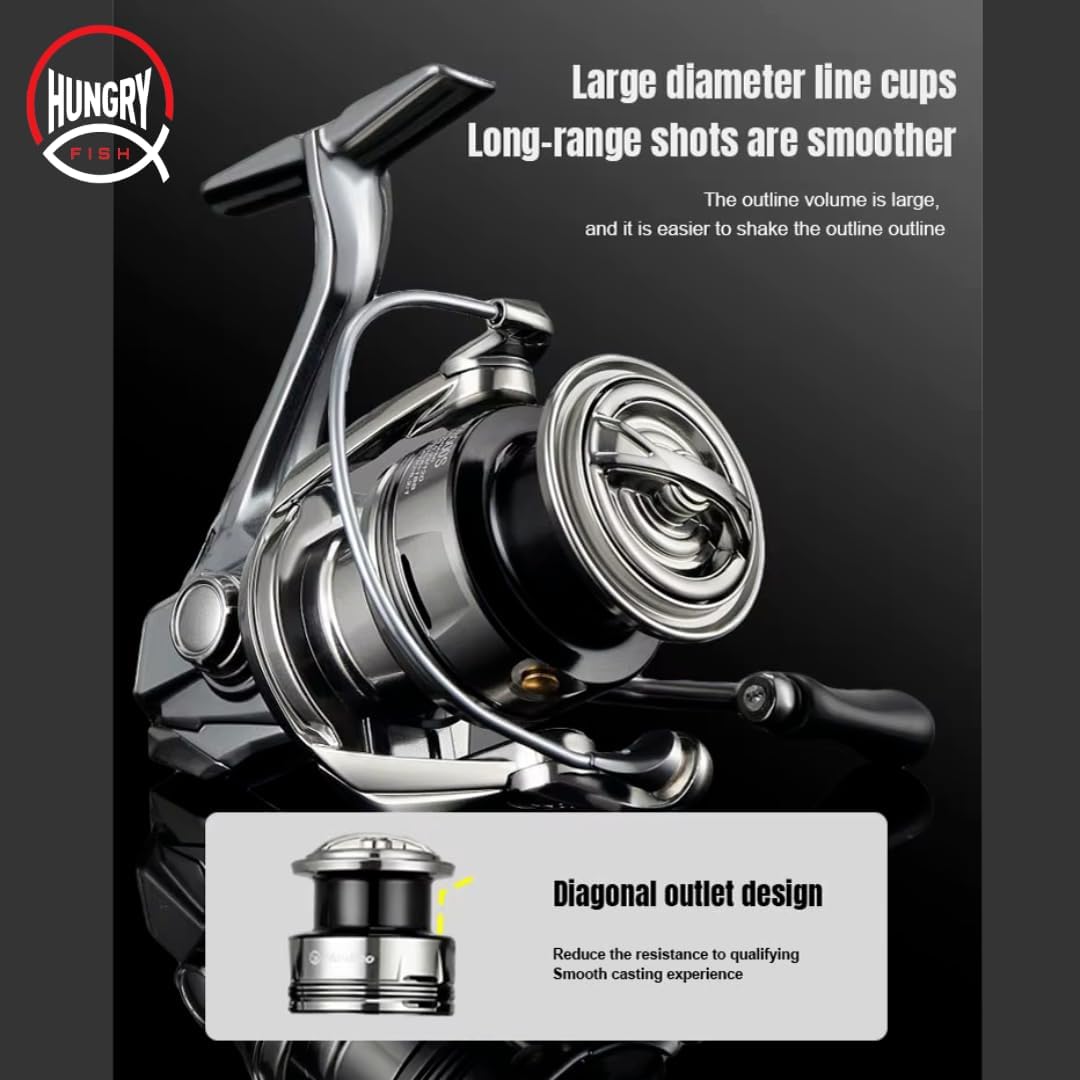 Hungry Fish Traveler Pro Spinning Fishing Reel