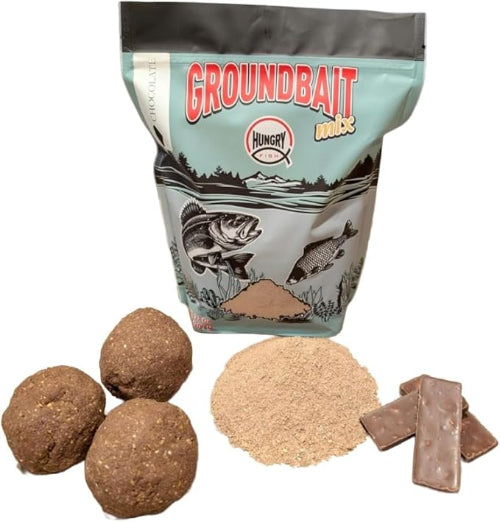 HungryFish GroundBait Mix - ( Chocolate ) 2 lb