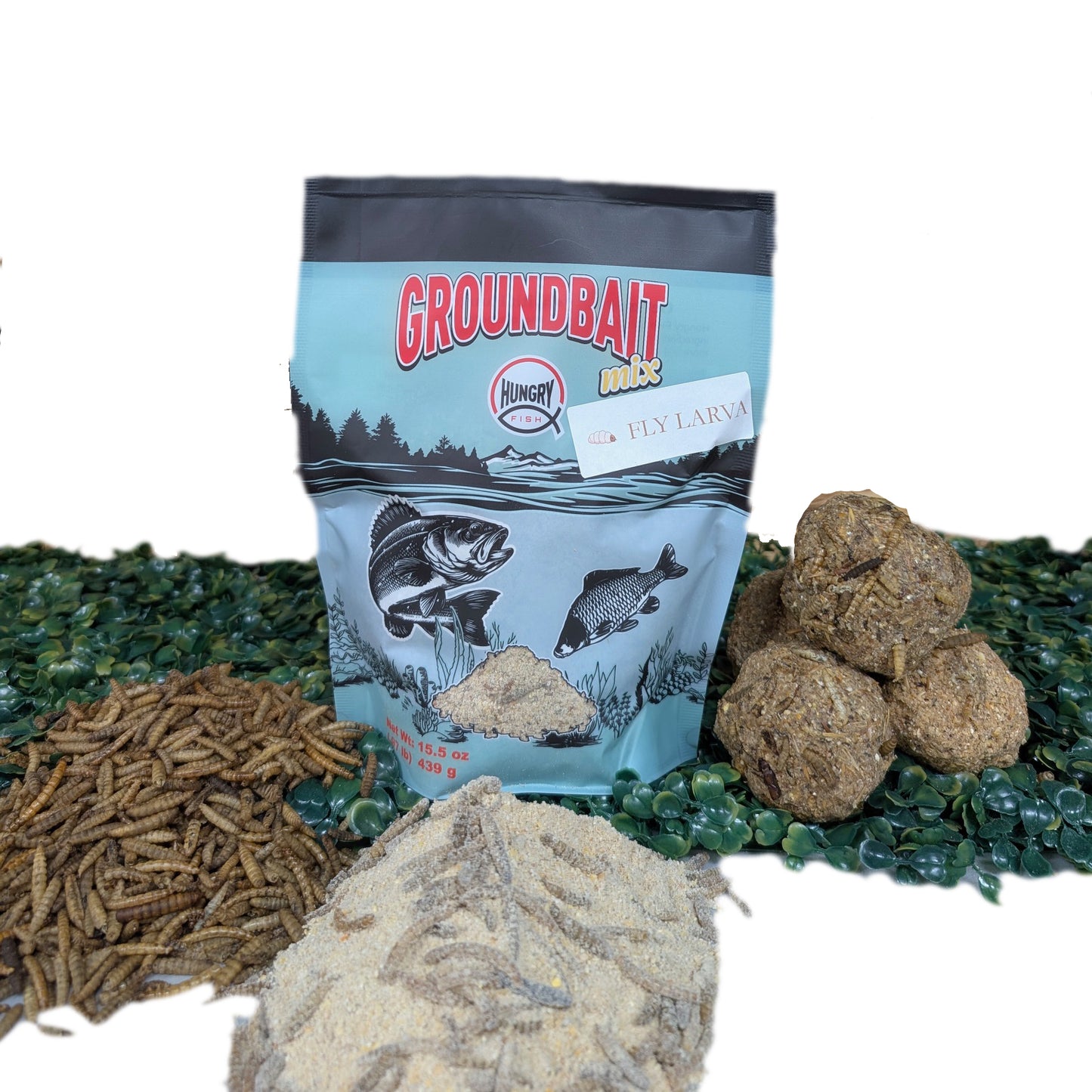 HungryFish GroundBait Mix - 15.5 oz
