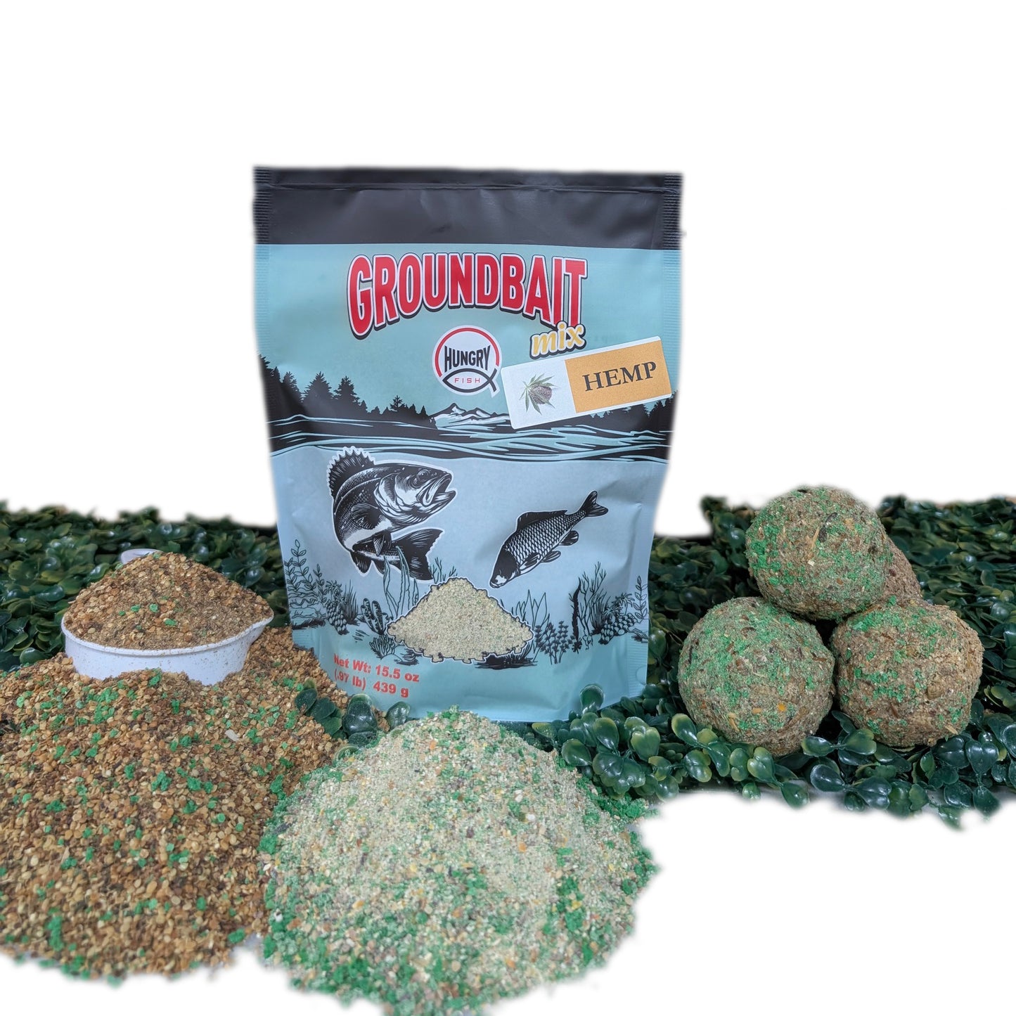 HungryFish GroundBait Mix - 15.5 oz