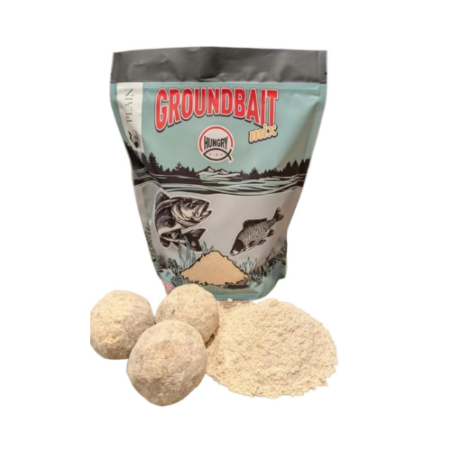 HungryFish GroundBait Mix - ( Plain ) 2 lb