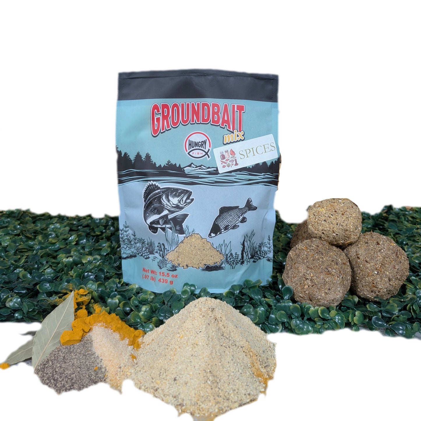 HungryFish GroundBait Mix - 15.5 oz
