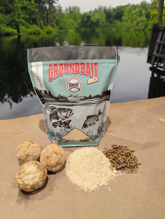 HungryFish GroundBait Mix - ( Fly Larvae )