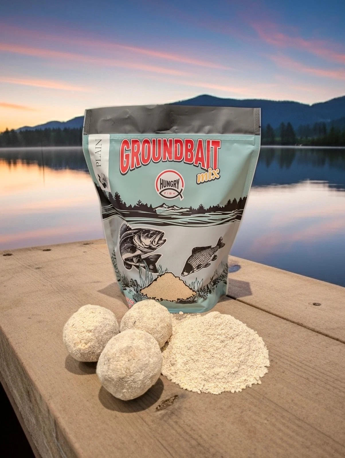 HungryFish GroundBait Mix - ( Plain )