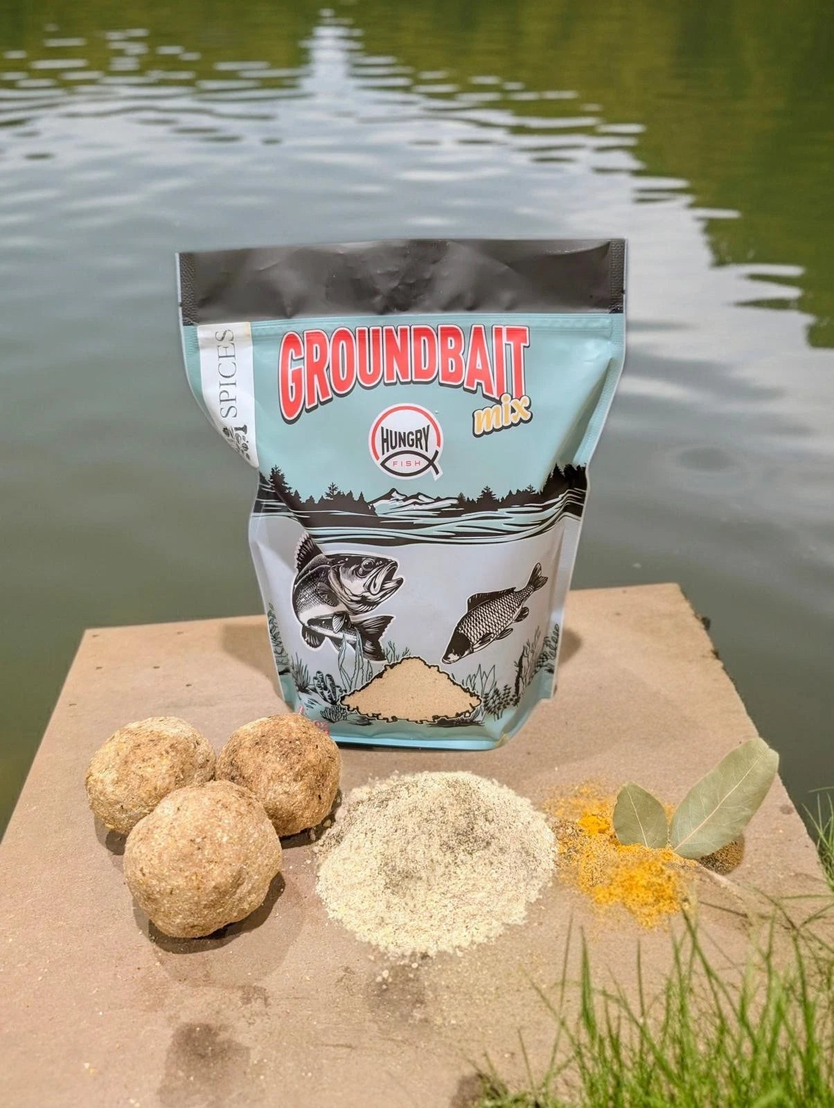 HungryFish GroundBait Mix - ( Spices )