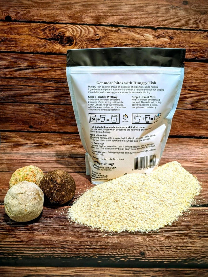 HungryFish GroundBait Mix -  ( Garlic )