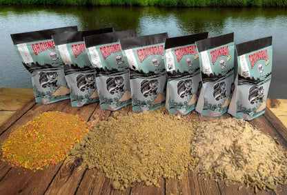 HungryFish GroundBait Mix -  ( Peanut ) 2 lb