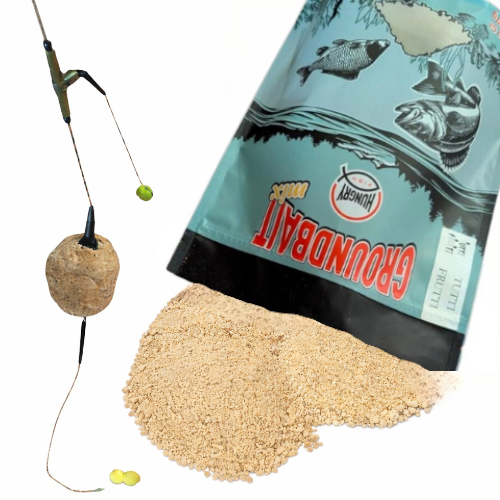 HungryFish GroundBait Mix -  ( Hemp ) 2 lb